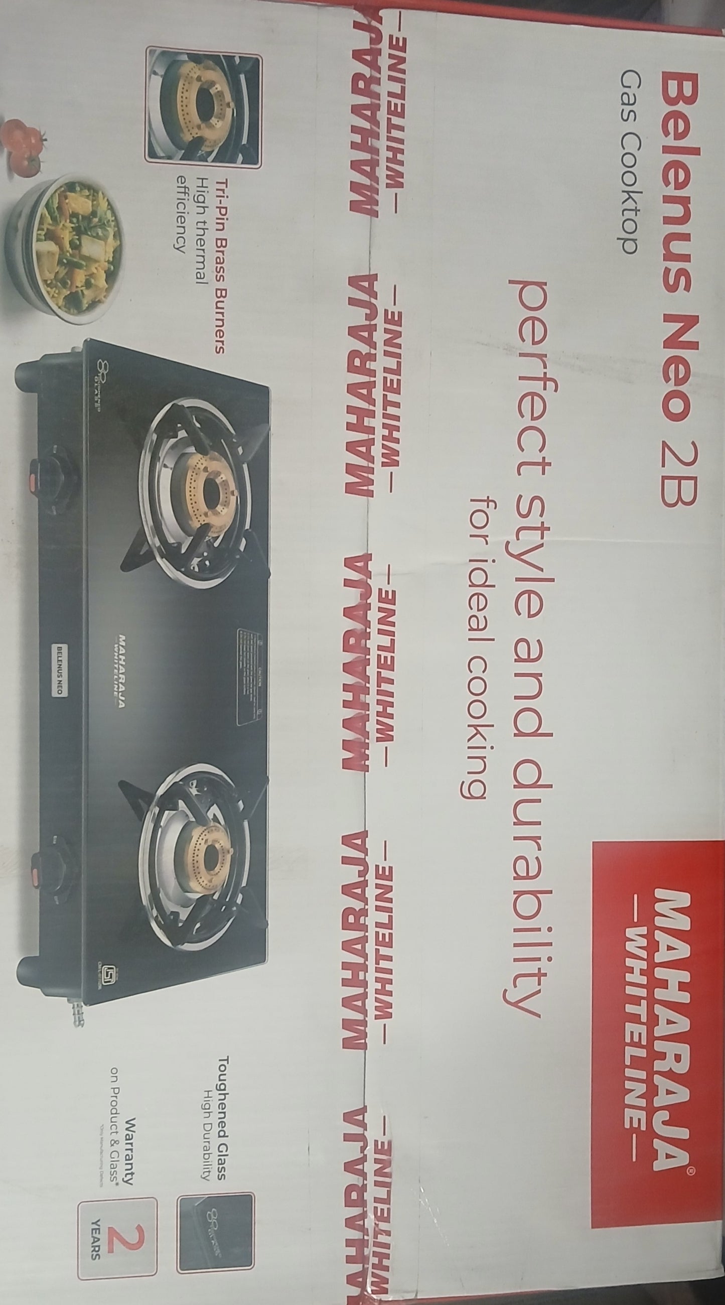 Maharaja Whiteline 2 gas Burner Glass Stove