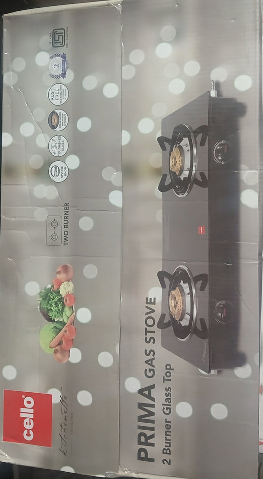 Cello 2 Burner Glass stove