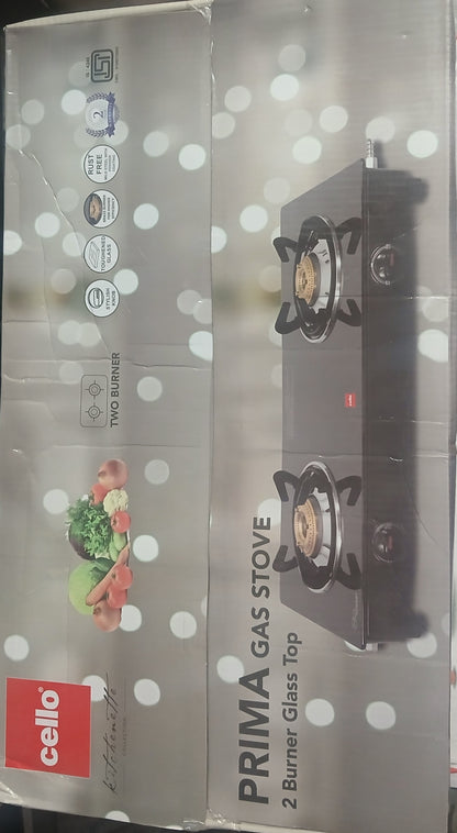 Cello 2 Burner Glass stove